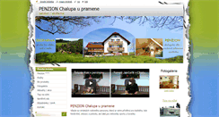 Desktop Screenshot of chalupaupramene.eu